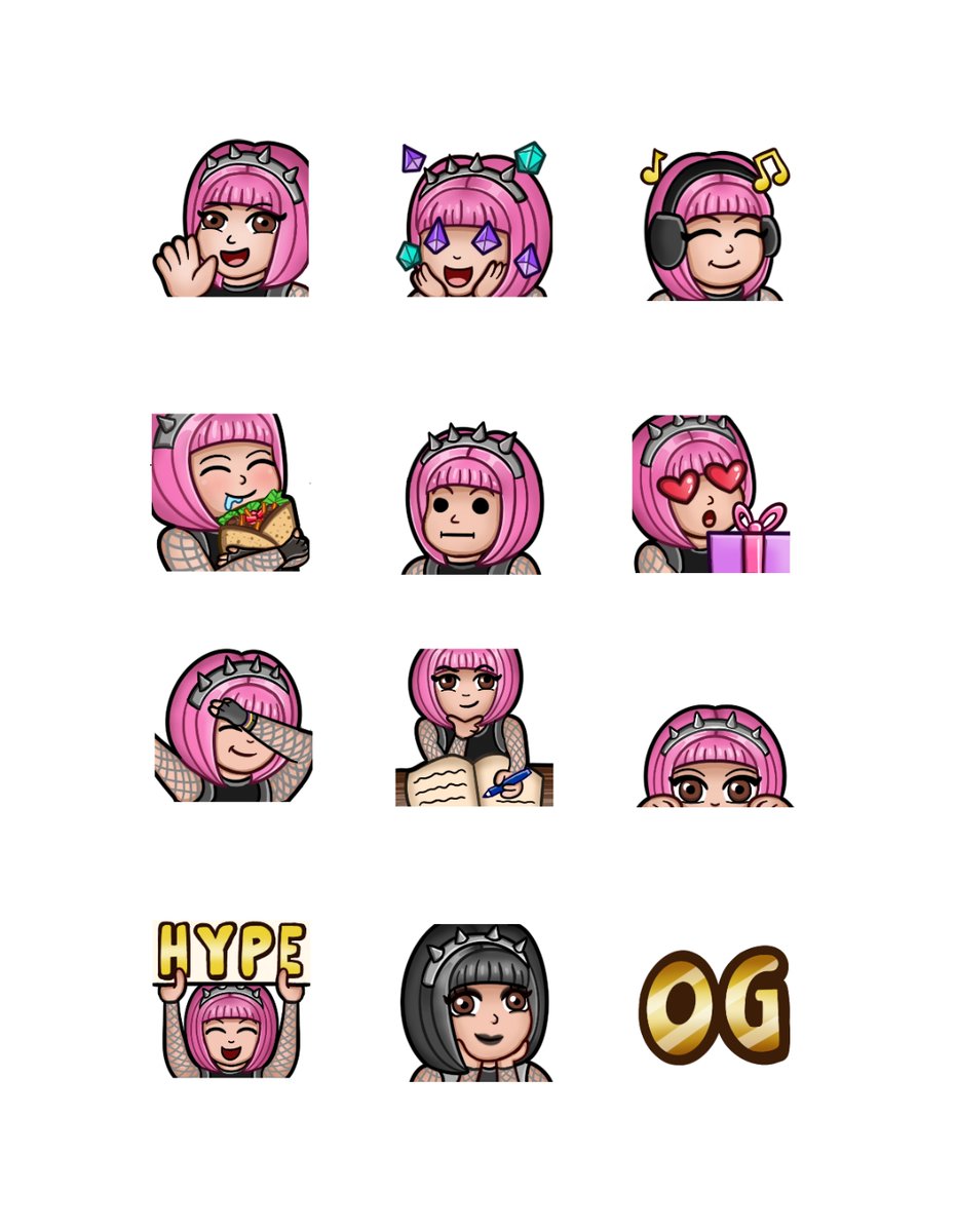 Nick More Emotes Done By Wildwik These Will All Be Implemented In The Discord Server As Well As Twitch Some Of Them Are Tier 2 Tier 3 And Bit Emotes