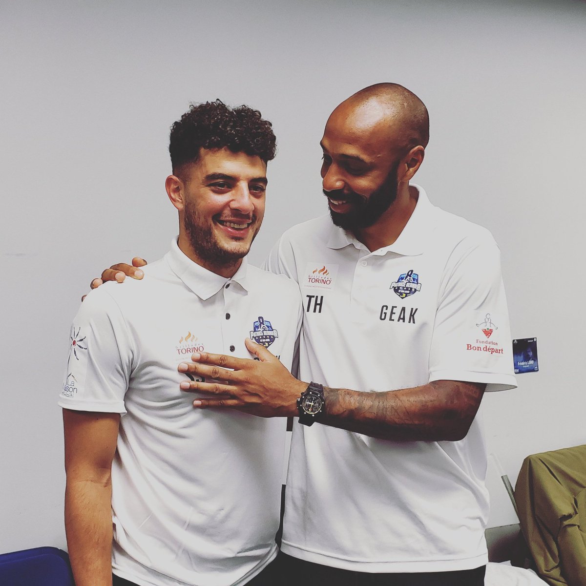 Haititempo's tweet photo. Steeven Saba 🇭🇹 &amp; Thierry Henry 🇫🇷 #MLS https://t.co/wnLHZKYF3F