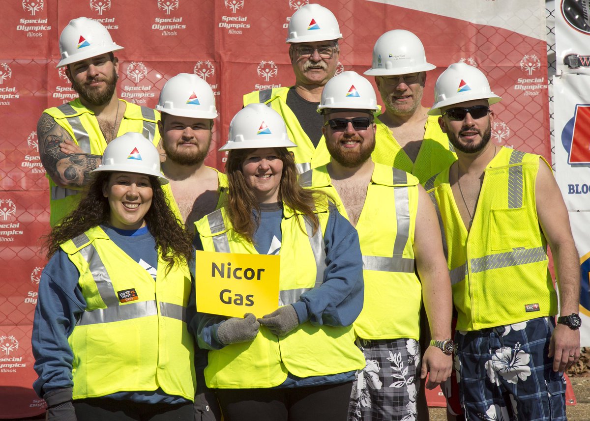 BernieGasMan's tweet photo. ⁦@Nicor_Gas⁩ was a proud sponsor of the   ⁦@SO_Illinois⁩ 2020 Polar Plunge Warming Tent at Miller Park Bloomington IL. Hats off to our employees for participating. Warming hearts &amp; homes is our business. #NicorGasCares https://t.co/G37n32rf2k