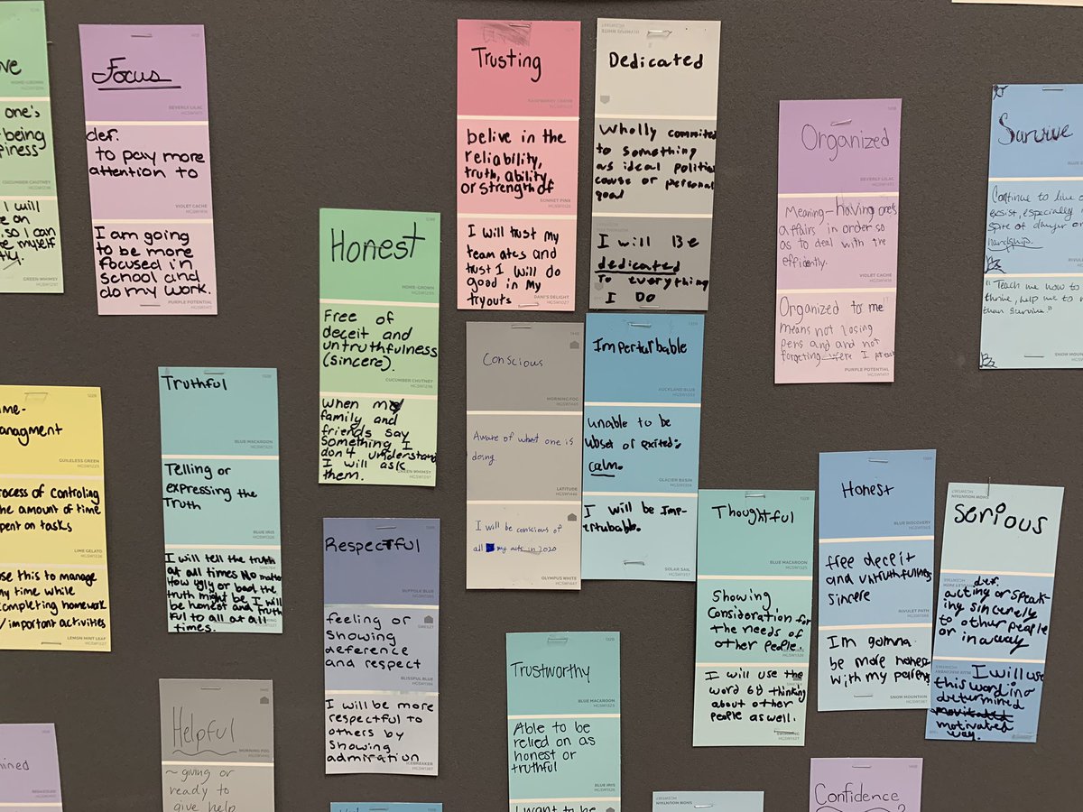 RobinsonAVID's tweet photo. Why is your WORD for 2020? The kids had fun choosing a word and displaying it on the board! https://t.co/ziRbRgXSI9