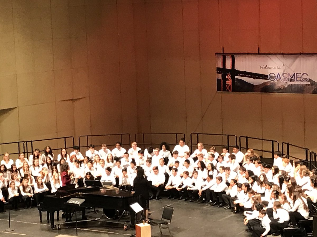 Congratulations to our FMS CHOIR students performing today little Firebaugh has three students in the All-State Honors Choir #fmsfalcons thank you Mr G for your amazing work!!!#choirrocks