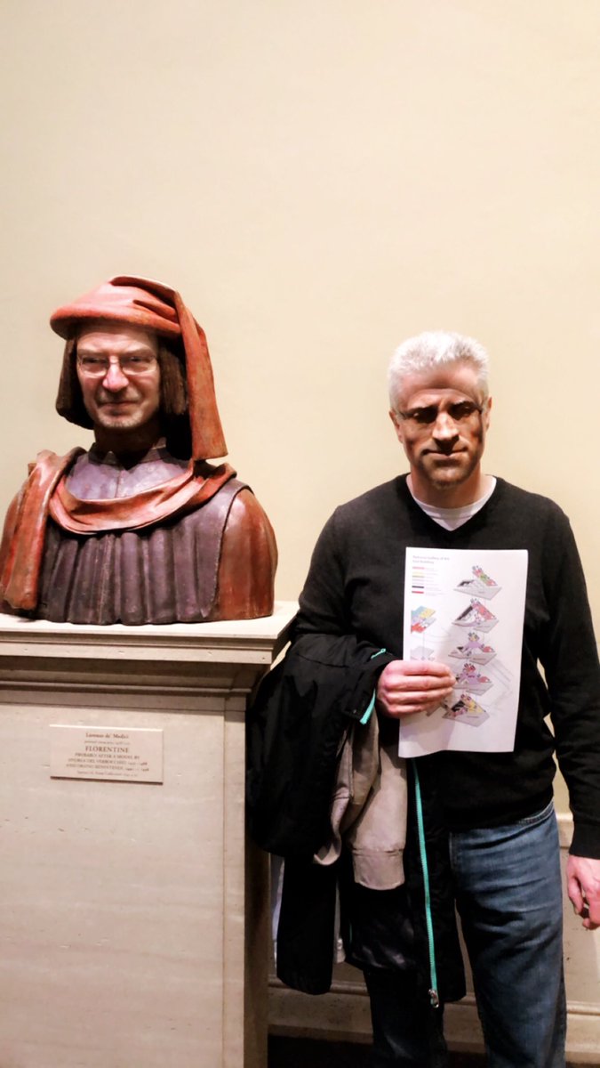 Weird things happening between me and Lorenzo de Medici at the National Gallery in DC