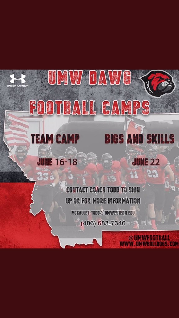CBraverock's tweet photo. Wanna thanks @CoachTodd68  for the junior day invite! Can’t wait to see what the #dawgs are all about! Will be their! https://t.co/LaIFK3fu55