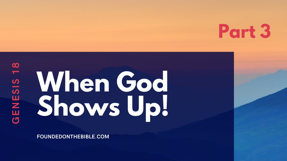 foundedonthebib's tweet photo. When God Shows Up- Part 3
"Expectations"
#foundedonthebible #christianvlog #christianblog #devotional
#WhenGodShowsUp #TheChurch #Abraham #WordofGod
https://t.co/qtGeKkTKd6
https://t.co/27YXaD5gdO https://t.co/t5ACJDLQAJ
