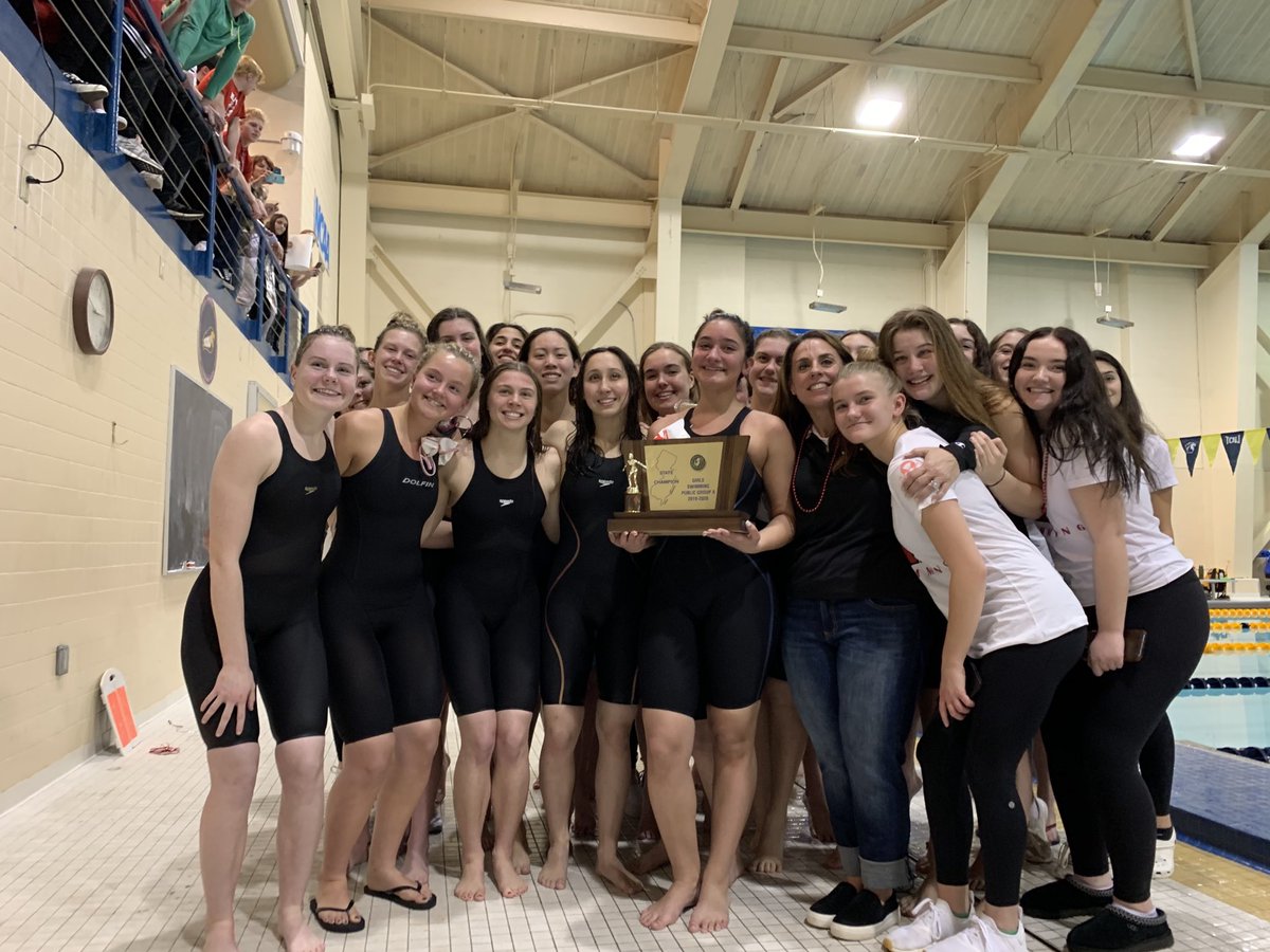 CHECOUGARSSWIM's tweet photo. Crown Earned. Congrats to the State Champs ⁦⁦@chegs19_20⁩   Baddest girls in the water. ⁦@CHEastAthletics⁩ https://t.co/ZDSF05hIF2