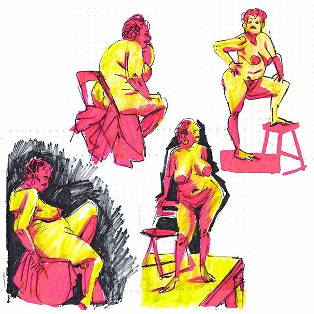 anneyang3d's tweet photo. Life drawing 2/20
#drawing #drawingaday #art #illustration #sketch #lifedrawing #figuredrawing #nudity #traditionalart #markers #asifaeast https://t.co/OyNfgCV3Yd https://t.co/quv4uds9GF