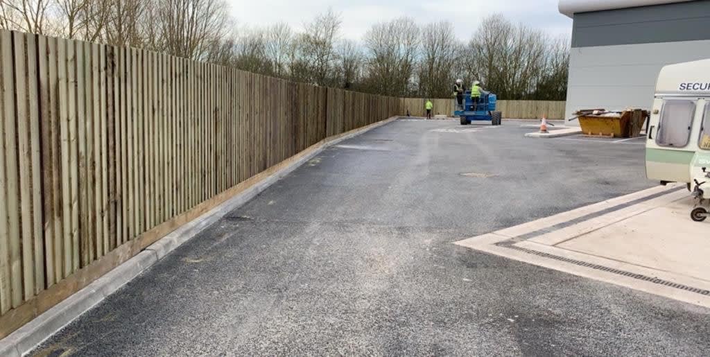 WadhamFencing's tweet photo. Another service station fenced and landscaped https://t.co/ARzdtp0fch