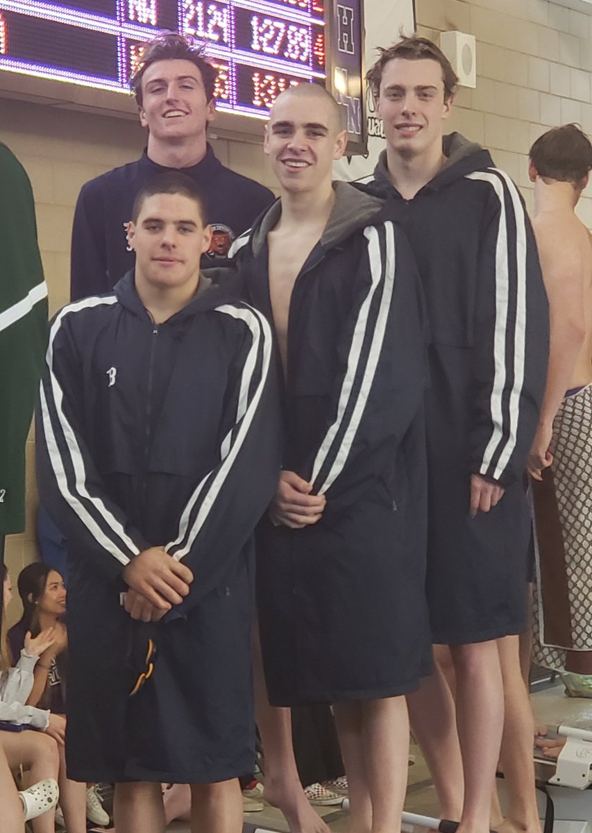 WildkitSwimming's tweet photo. #swimKits #KitsAtSectionals 200 Free Relay grabs Bronze and a #StateCut. Congrats to Charlie, Charlie, John and Aaron. https://t.co/6b0lQg0R64