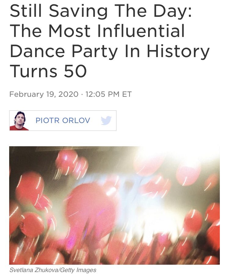 Last week, the most seminal event in DJ history, #DavidMancuso’s “Love Saves The Day” celebrated its 50th.
#theloft