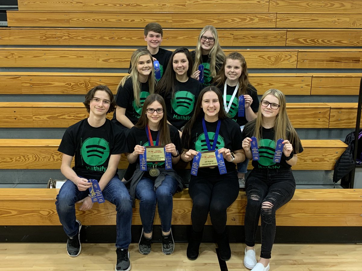 HerrinMathTeam's tweet photo. Yooooooooo!!! That’s another ICTM Regional Math Contest ‘chip for the HHS Math Team! We ran the table in 2A and placed first in EVERY event! On to State! @MathICTM @j_nagrodski120 @KBHarlow @herrin_high #HerrinTigerPride https://t.co/NqI79yrDOy
