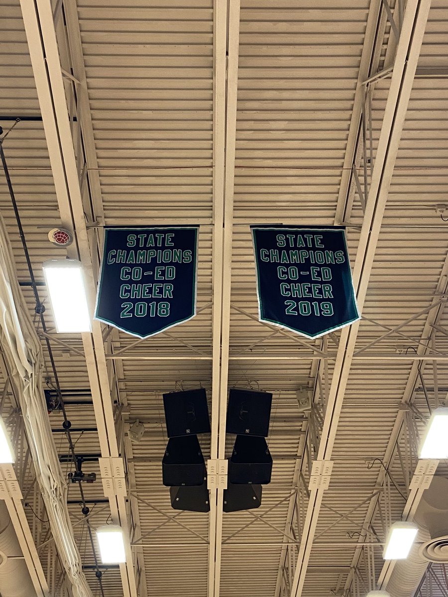 Today was a great day for TR Cheer! 17 private lessons and a coed stunt clinic! We couldn’t help but notice this when we walked in the gym today... #GoGrizz #Family #CheerWithTRIDGE