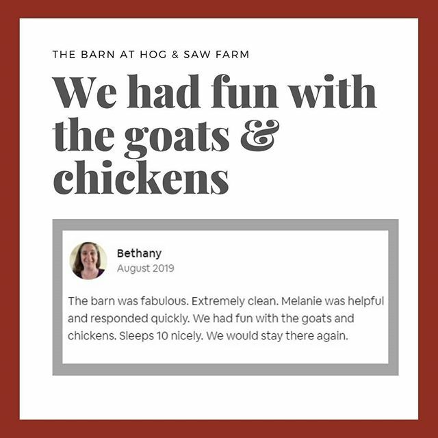 It's so great to see our guests with the 🐐 &amp; 🐓! It's not just the little ones who love a chance to try farm life!
 ift.tt/2SNNne7