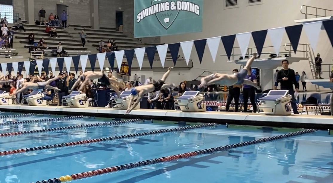 State Finals- Nate took 4th in the 50 Freestyle!