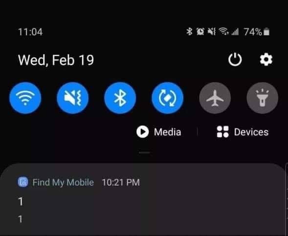 SecuritySyria's tweet photo. شركة Samsung عن طريق الخطأ ترسل إشعار في تطبيق "Find My Mobile" إلى معظم هواتف Galaxy في جميع أنحاء العالم
هل وصلك الإشعار ؟؟
#هاوي_تقنيه#تقنيه#هكر#استقرام#توثيق#404#كمبيوتر#جوال#ايفون#سامسونج#هواوي#ابل #سناب #تويتر #فيسبوك#اندرويد#تكنولوجيا #تقنية#تطبيقات#تطبيق#برامج#اكسبلور# https://t.co/Z3nR1W1q9A