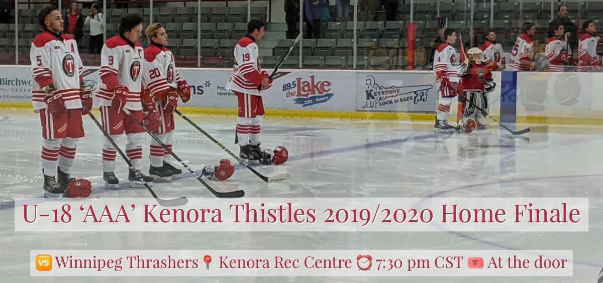 895TheLakeNews's tweet photo. Last game of the regular season! Let’s pack the Thistle Rink tonight to show our support for our team! #LetsGoThistles https://t.co/d5xMHsxTq1