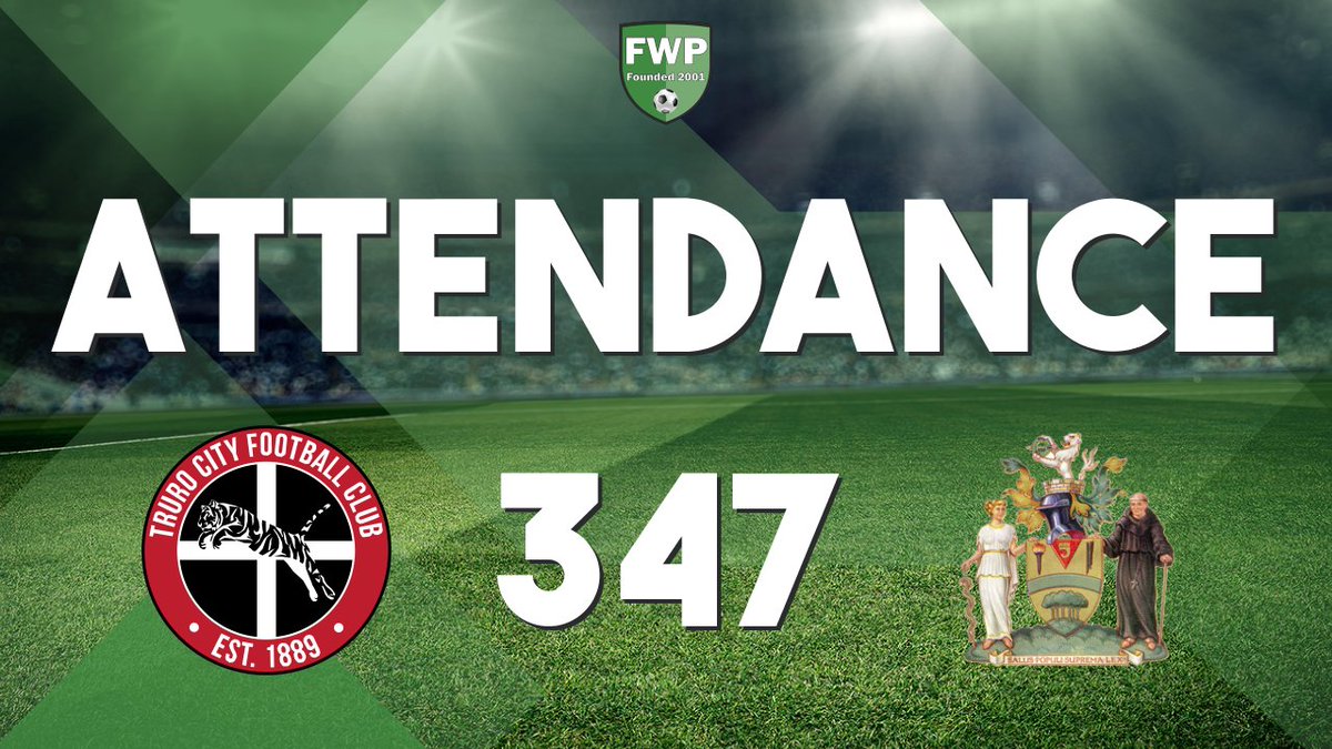 FWPHarrowBoro's tweet photo. ATTENDANCE: @FWPTruroCity v @FWPHarrowBoro - 347 https://t.co/9bNMExKxKf https://t.co/gBU2KGepuH