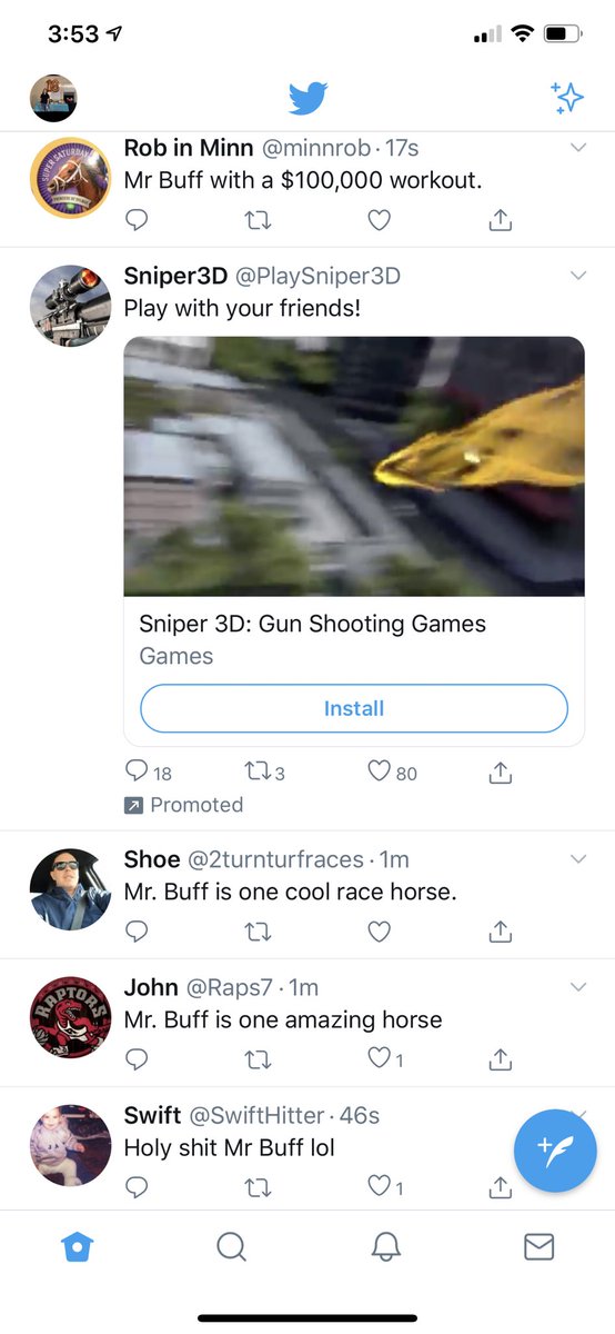 travfourr's tweet image. #MrBuff 👍