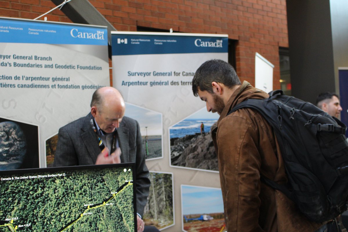 NGeoComp's tweet photo. NGC's Expo is underway! It's great to see all these young professionals learn and network with those in the #geomatics field! 
#GoGeomatics #NGC2020 https://t.co/q2NMNOlc9q