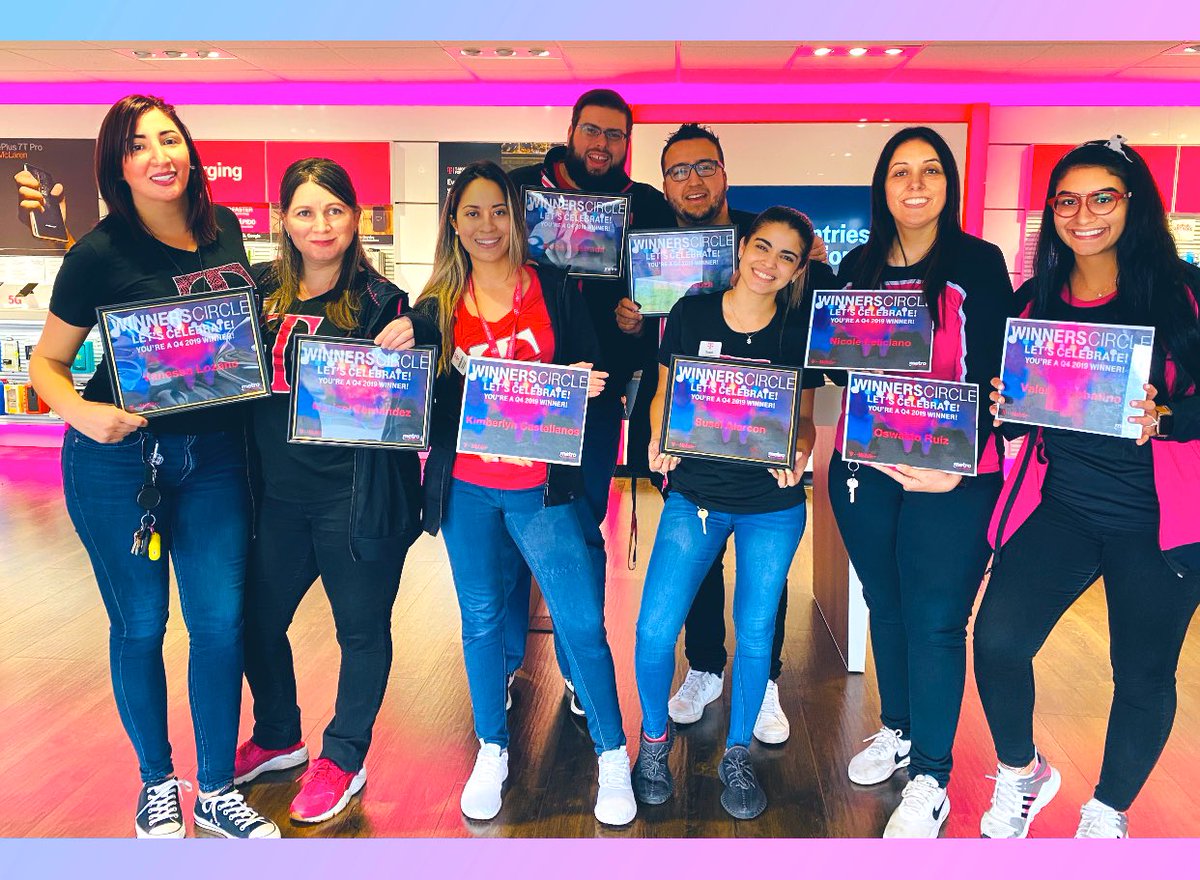 🌟Unity is strength! Congratulations to our nine Q4 #WinnersCircle Winners. So proud of this squad! #PowerHouse @TMobile #MiamiNorth @NicholasMusarra 💪🏼🏡🌟