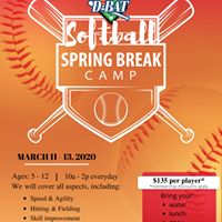 DBATWebster's tweet image. Spring is on it&apos;s way, and the kiddos will be out of school for their break. Need something to do during the day for those ball players??? Our Spring Break Camps are open for registration now....