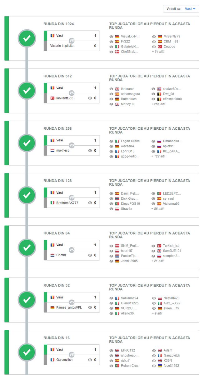 Just qualified for the FIFA 20 (PS4) Challenger Series Season 3 Stage 3 Cup Europe:

play.eslgaming.com/fifa/playstati…

Prizes: 

1st.$1,000 + 2 tickets + flights + accommodation for the Champions League Final match in Istanbul, May 30th 2020.
2nd.$ 750 
3rd-4th. $ 400 

#FIFA20 #PS4