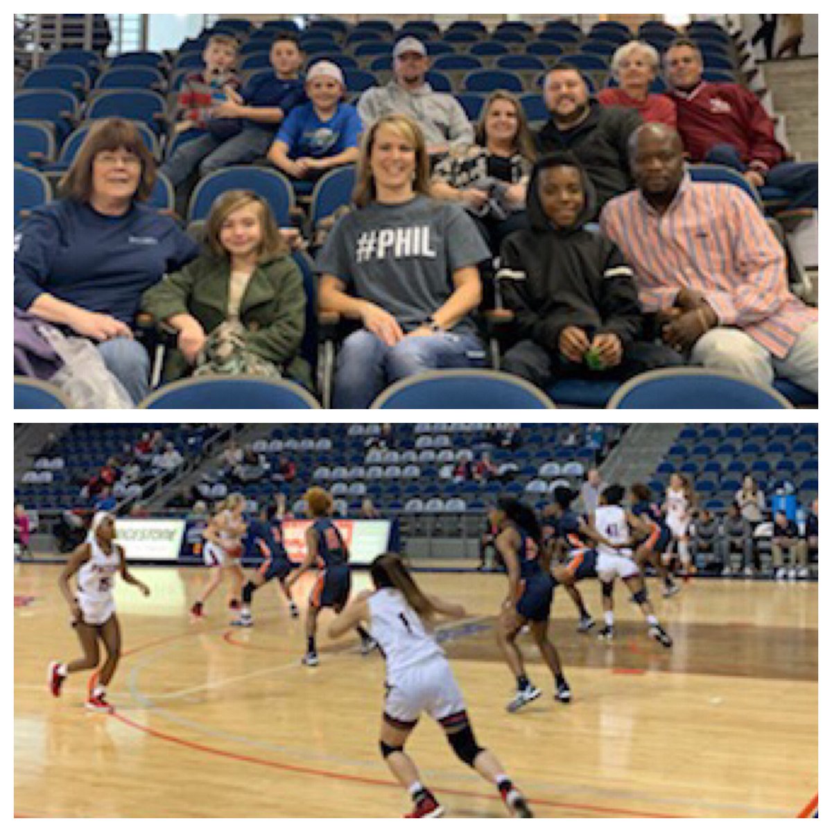 GVES_Gators's tweet photo. Some of our Gator Family got to enjoy the USCA Ladies Pacers basketball game today!  #WhyITeachGVES @aikenpublicschools #communitypartners https://t.co/OluhAjcCLt