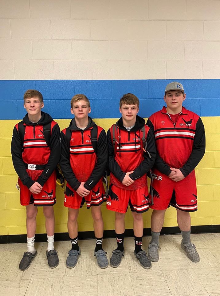 We had 4 state qualifiers today! 
2nd place - Aidan Hockman
3rd place - Carter Underhill 
4th place - Thayn Walt
4th place - Kaleb Atkins
#ringneckstrong 💪🏼