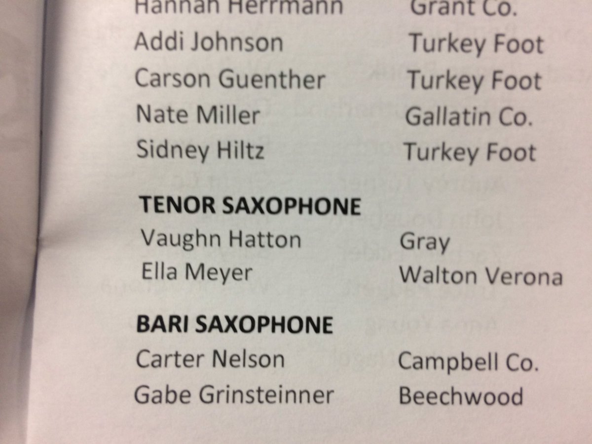 DavidT4WV's tweet photo. Our WVMS students did an AMAZING job today at the Northern Kentucky Select Band Concert.  Very challenging pieces masterfully performed.  Congratulations again to all the students - both those who auditioned and those who were selected!  #SelectBand #LoveKyPublicEducation #NKY https://t.co/CXVo35cVwZ
