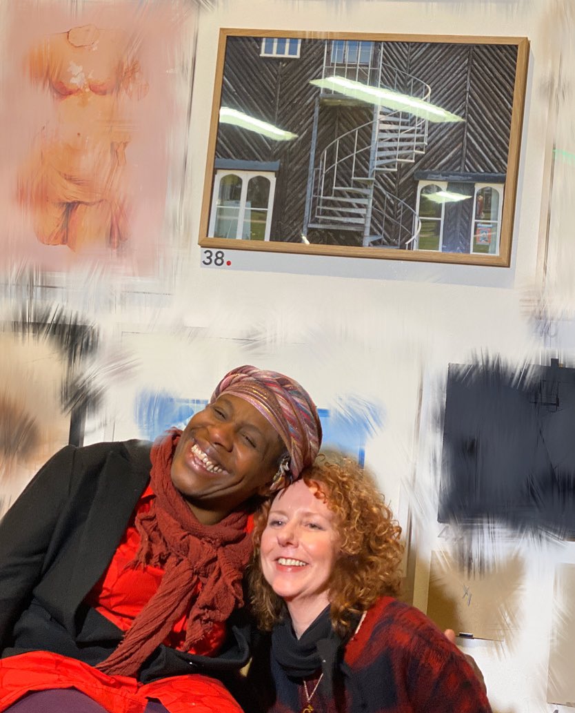 TripleC_UK's tweet photo. *ARTIST SPOTLIGHT* Congratulations 🥳 @gozieb one of our #DANCMANC members not only having her artwork displayed but also selling her first art piece “Lines” at @homemcr first Manchester Open Gallery👏
#art_spotlight #photography #manchesteropen2020
👇Goz & buyer of “Lines” https://t.co/pmqUIaSOVx