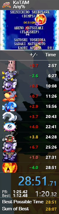 Thatguy4878's tweet photo. A PB is a PB, no matter how small. #AmazingMirror #Speedrunning https://t.co/aZi6Mdslaj