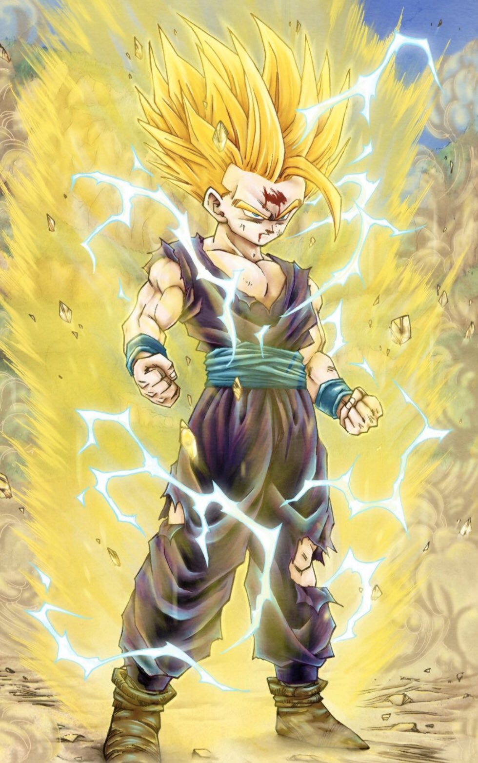 Sincerely, Tru on X: @SuperSaiyanBlu9 Teen Gohan the best mf character in  dbz. Next to Vegeta No cap  / X