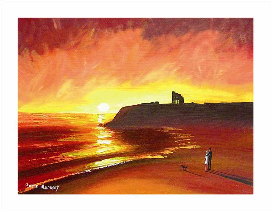 Modern Abstract Painting The Sunset Canvas Wall Art Decor Oil Painting Hand Painted High Quality Reproductions No Framed my-artwork.com/product/modern…