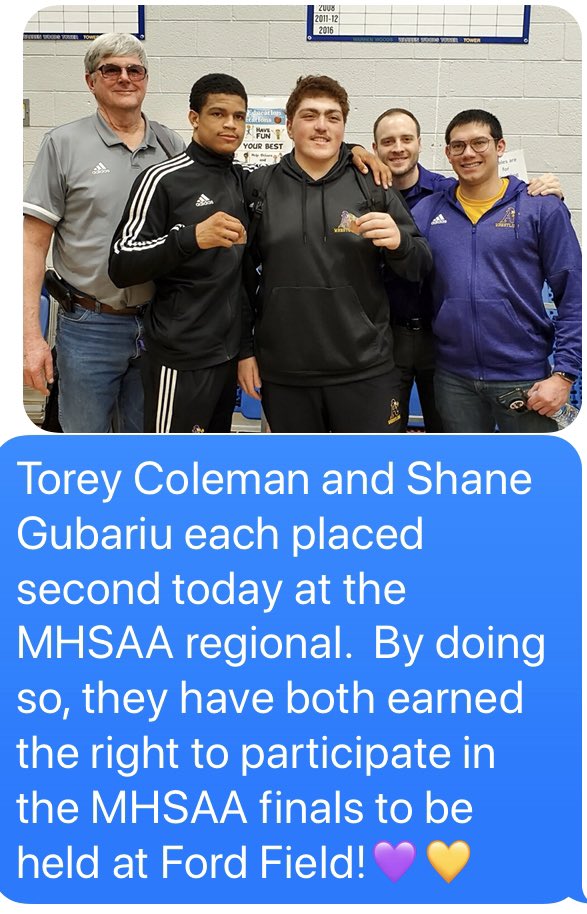 Congratulations to Torey Coleman and Shane Gubariu!
<a href="/D1TOREYCOLEMAN/">TOREY  COLEMAN JR</a> <a href="/SGubariu/">Shane Gubariu</a> <a href="/DanFenner/">Dan Fenner</a> <a href="/MickMcCabe1/">Mick McCabe</a> <a href="/JasonESchmitt/">Jason Schmitt</a>