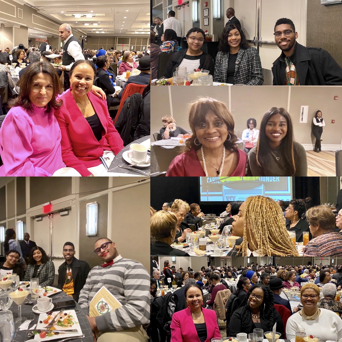 Faculty, students, and staff of @HowardU @HowardUHistory marked their presence in the 94th Annual Black History Luncheon by @ASALH held in Washington DC, today, February 22, 2020. Thank you all who came to support ASALH! #CarterGWoodson #blackhistoryluncheon