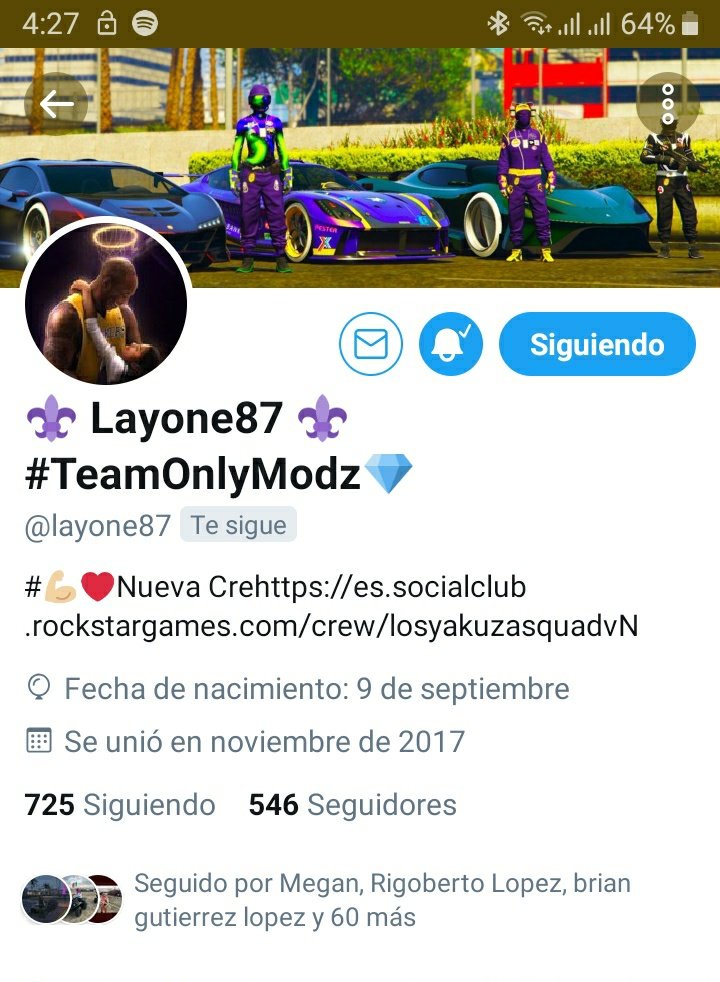 Xx_CJ_MODZ_xX's tweet photo. Llego el PayPal a la familia perrrosss!! Bienvenido brother ya tardaba mucho siempre has sido uno de la familia!!!
#TeamOnlyModz💎
Let's welcome the new family member comes with many intentions to help the community !!
Remember enjoy the game!!
The big family! https://t.co/StTkL7SOQY