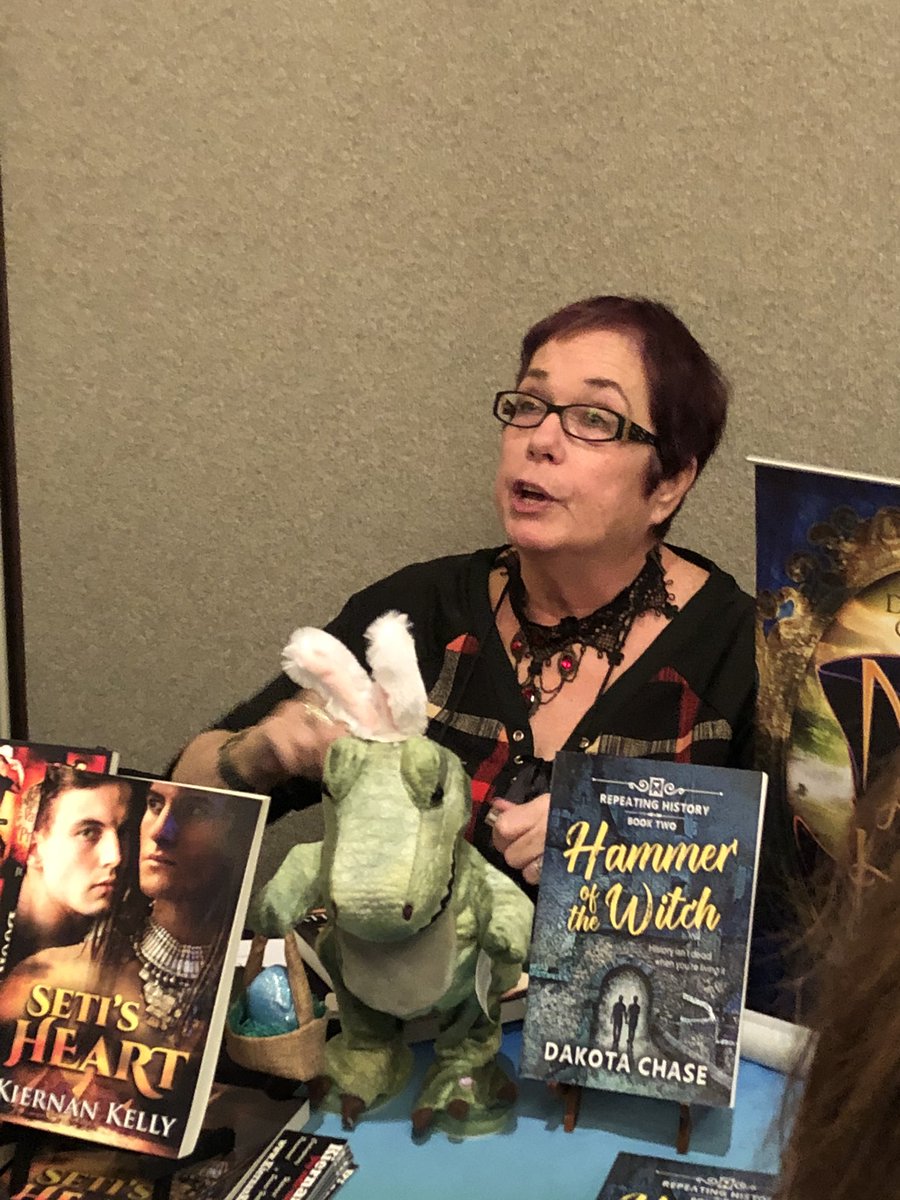 BigGayFiction's tweet photo. Scenes from @CoastalMagicCon signing, including @KiernanKelly, @MorganBriceBook and Meghan Maslow. We’ll have our #CMCon20 wrap up in Monday’s show. https://t.co/x1UKoBTxnY