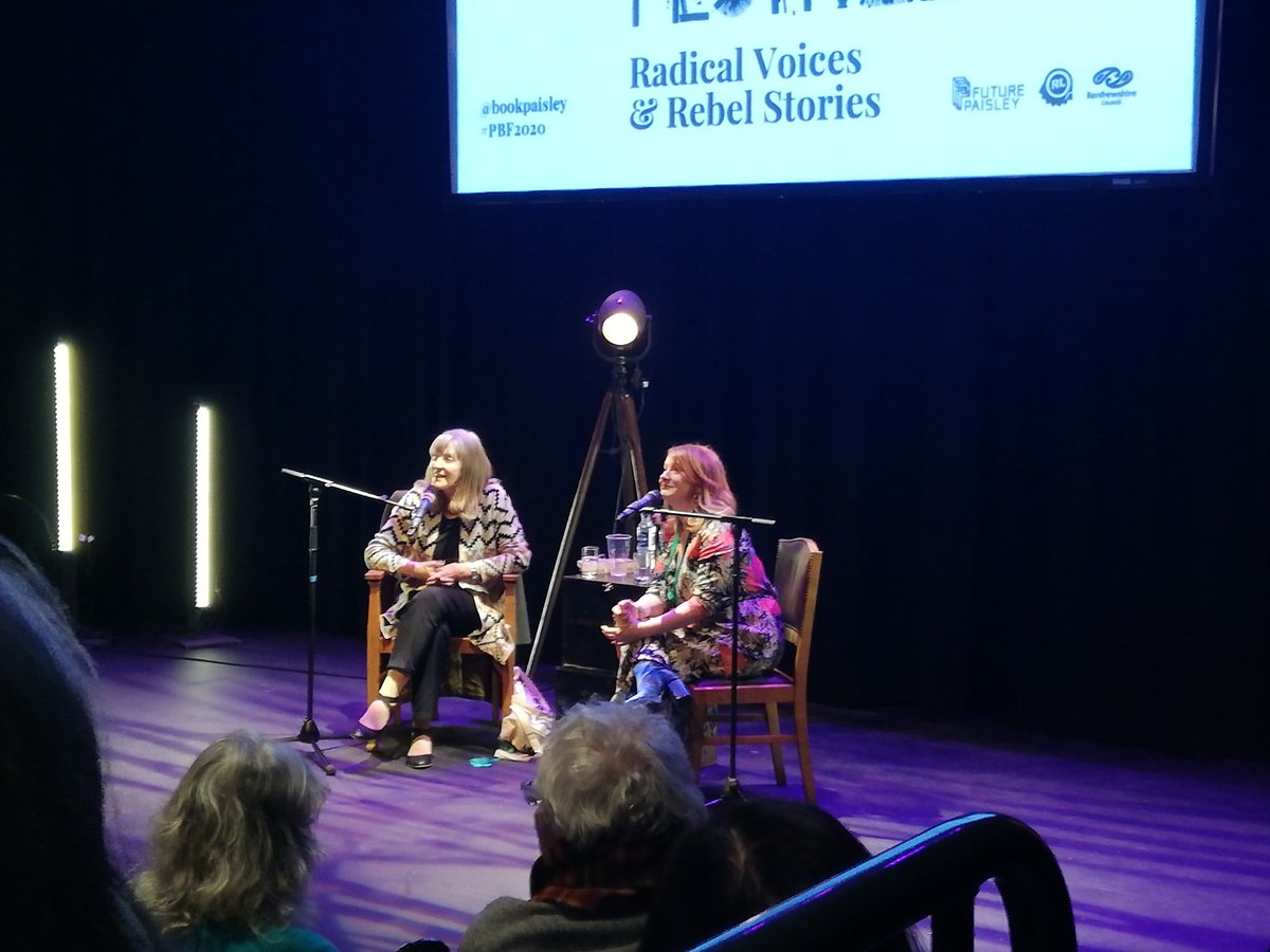 JessOrrReads's tweet photo. #PBF2020 Day 3: Three kick ass women to round off a truly epic day of @BookPaisley @msjlindsay @kirstininnes &amp; Janice Galloway https://t.co/AZaSlVizrP