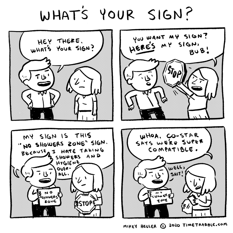i drew a comic about your sign 