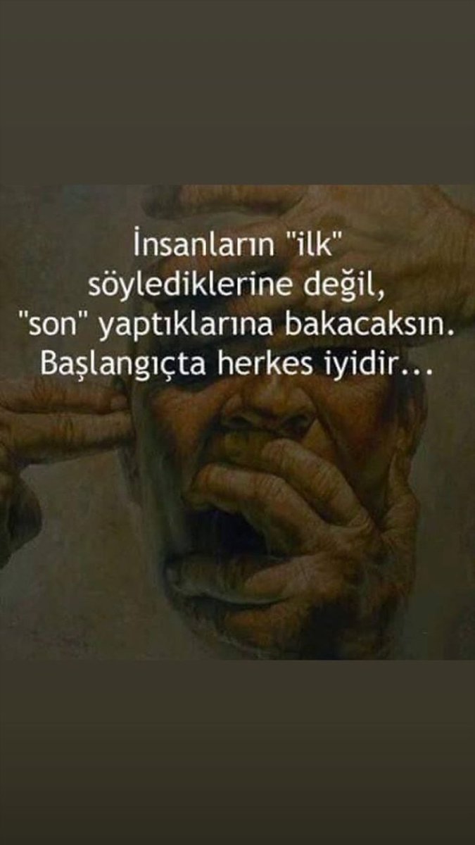 Başlangıçta herkes iyidir