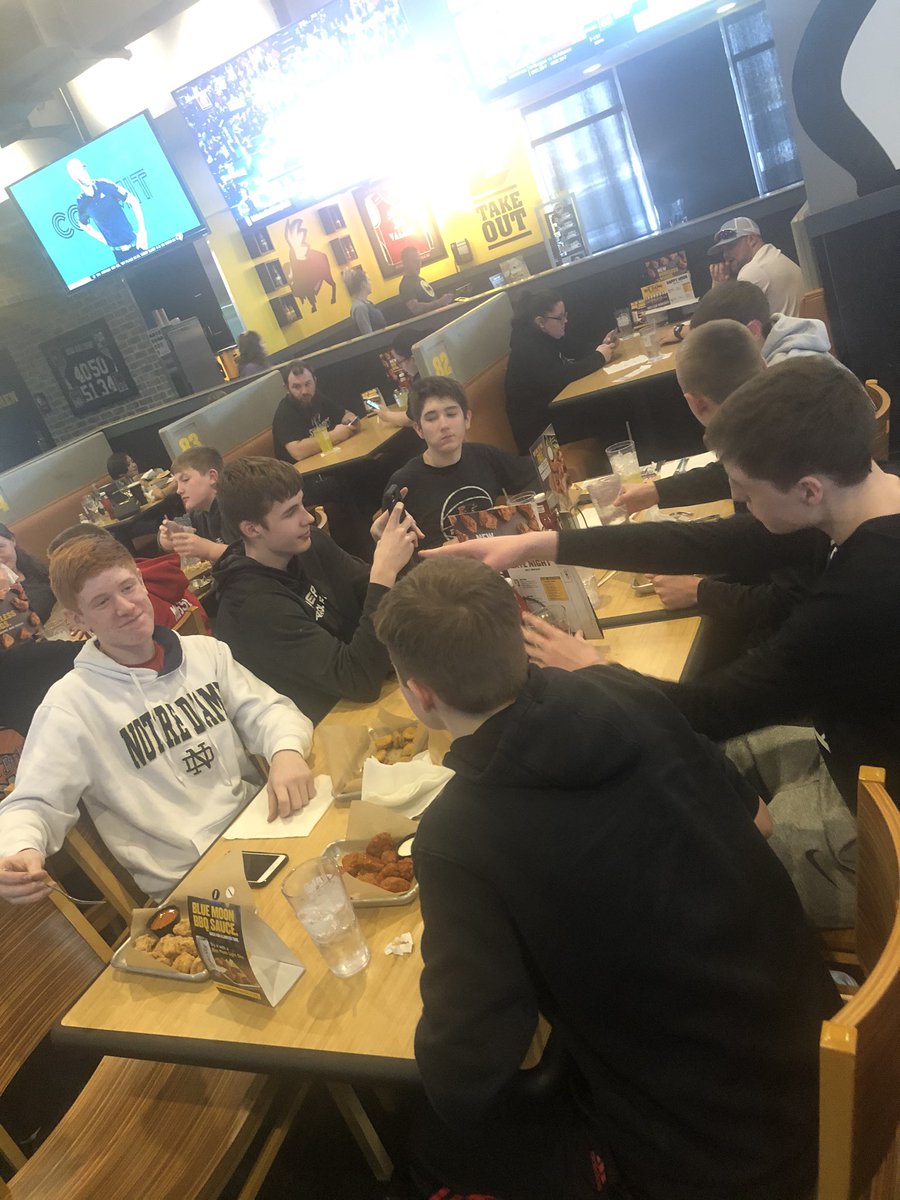 twhitebread11's tweet photo. Erie Prophetstown freshman boys basketball team just won the end of year tournament. We had to celebrate with Bdubs afterwards. Congratulations fellas!! #weareerie1 #proudcoach https://t.co/Pa9LK78dp5