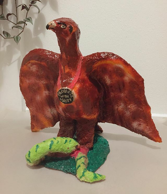 AnnaFCSmith's tweet photo. Progress With Unity. A lectern. .
#sculpture #performanceobject #lectern #bird #wiganart #papiermache https://t.co/pn8lzHzI9F https://t.co/kGuVVrrQb8