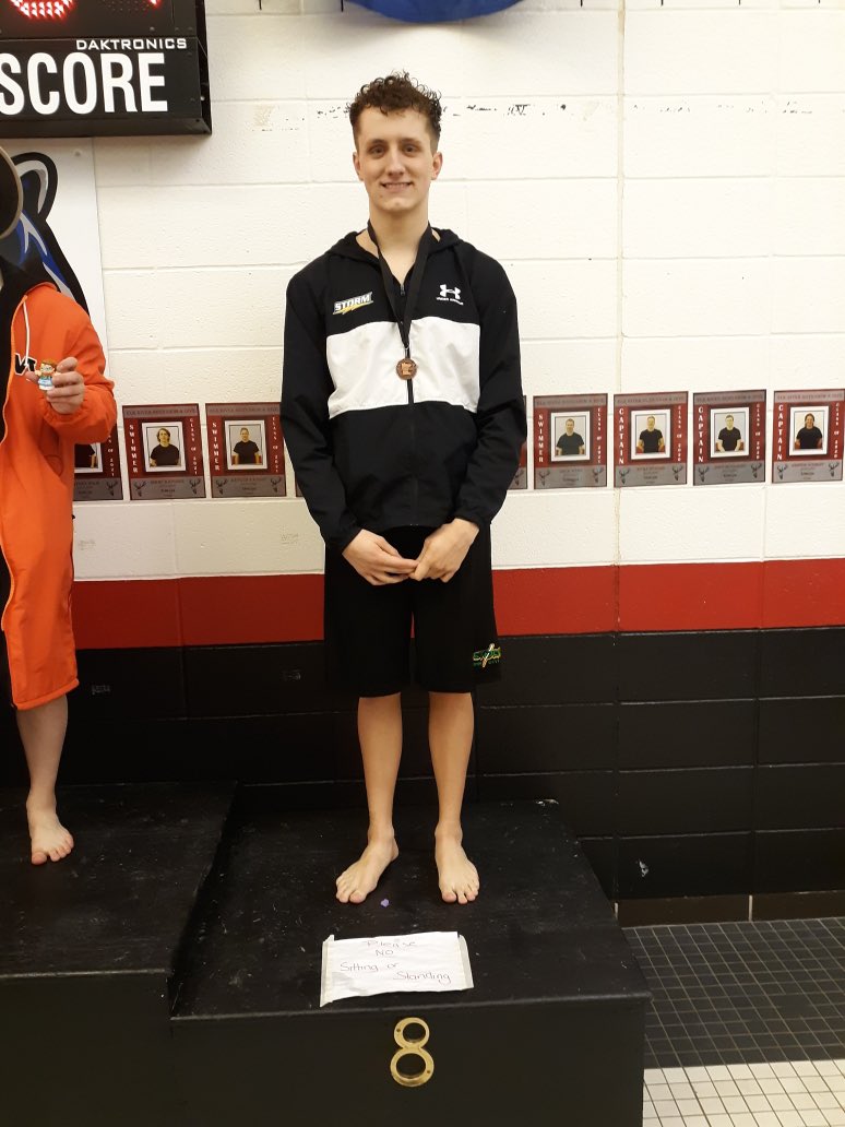 RayNelson13's tweet photo. Section 8AA. 100 Fly: Eigth Place-Cole Bonovsky, Ninth Place-Thomas Daniels. #gostorm @SrrStorm @SRRswim 👍⚡️🏊‍♂️ https://t.co/WyMdtzFmie