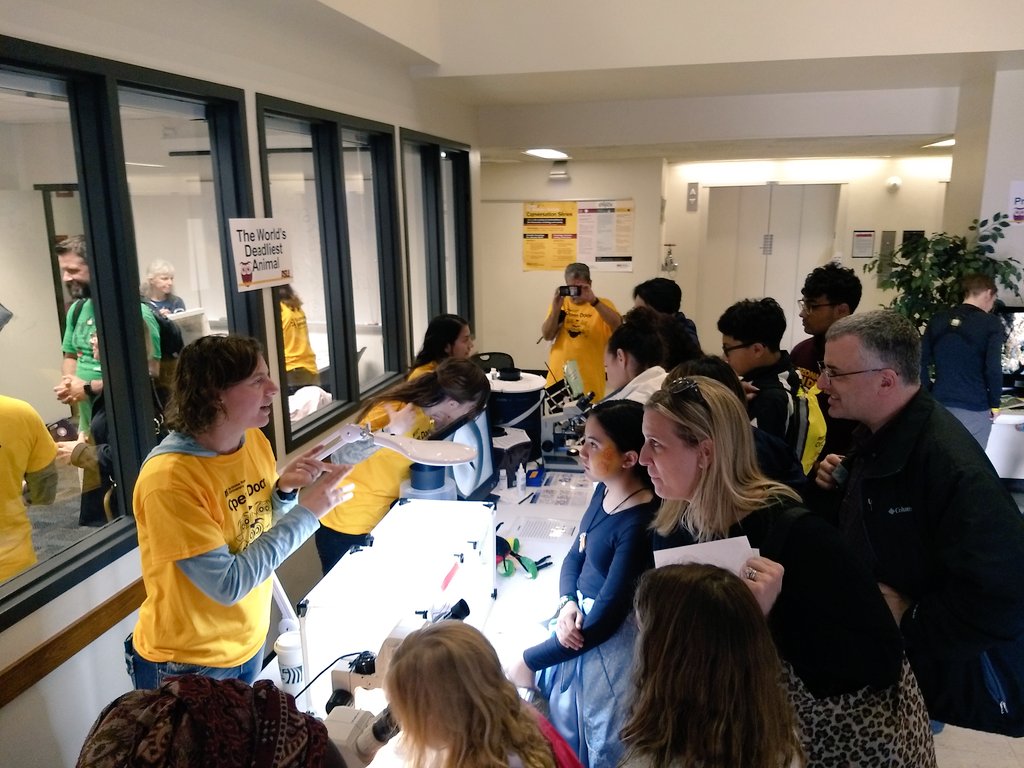 vectorologist's tweet photo. Today is #opendoor @ASU @asuSOLS @evmedasu. The @SilvieHuijben and @vectorologist labs can tell you all you need to know about the deadliest animal on our planet, and how we #fightthebite https://t.co/39rGMwiPMR
