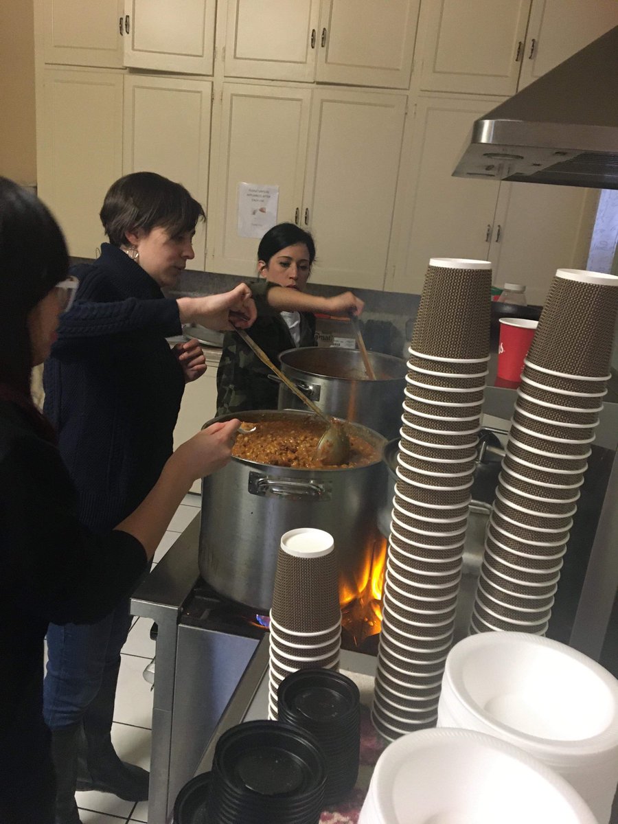 We are making chilli for all participants of CNOY.org walkers.  Our volunteers are fantastic!