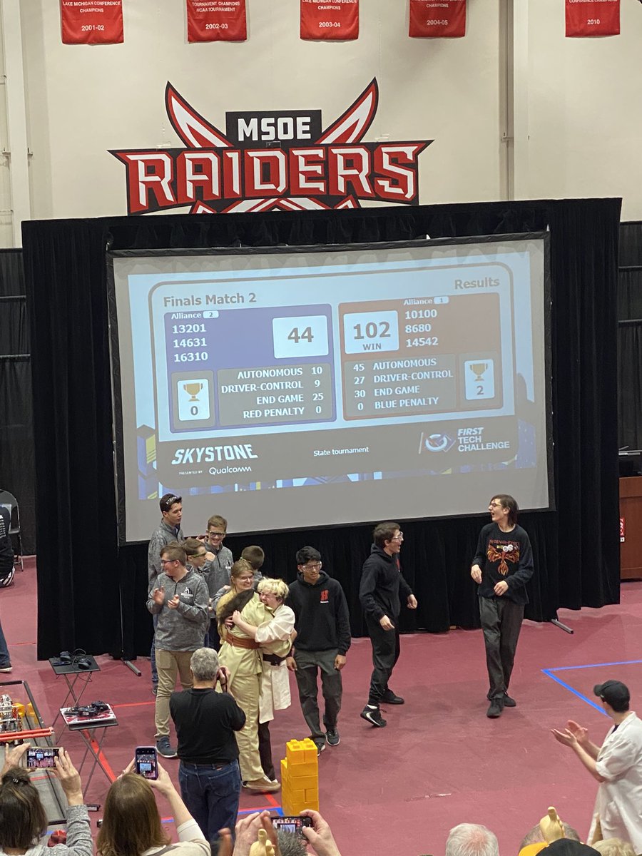 T13201's tweet photo. We lost in the finals, but congratulations to all who competed! We are proud to have made it this far! #FTCstate https://t.co/S884alwG4D