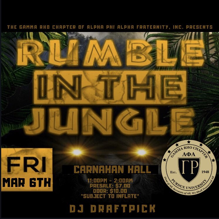 GammaRho_Alphas's tweet photo. 🦍 Weekend Before Spring Break = Alpha Knock Out 🦍 Get ya presales now !!! https://t.co/8iWbDvhaMZ