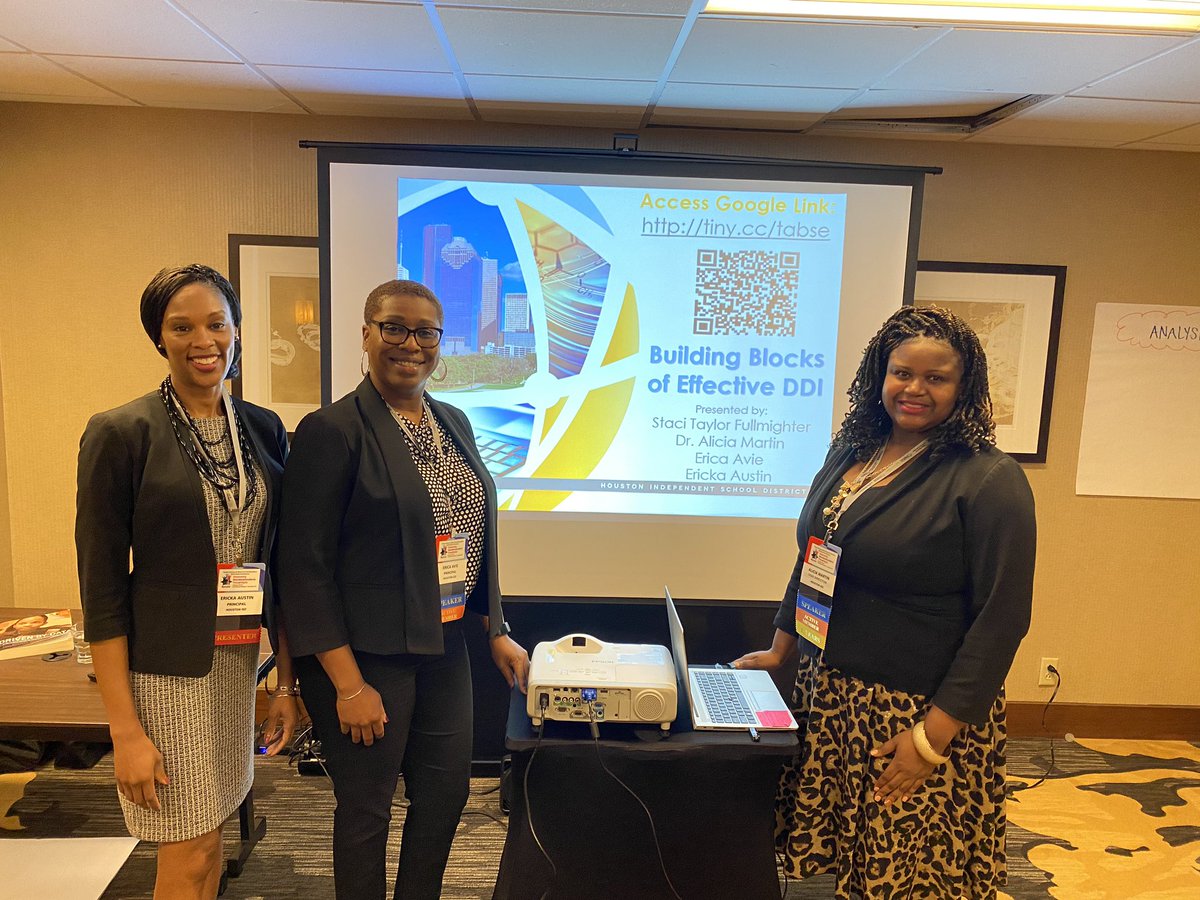 DrAliciaMartin's tweet photo. #DataQueens #DDIinAction Presenting Building Blocks of Effective DDI📊 @TABSE_Texas #TABSE2020
#DataRichYear
A special shoutout to @STFullmighter for pushing us to the next level. We are ready to take this show on the road! #DrivenbyData
https://t.co/qWgHPVRCWf https://t.co/tX5RKWFbVU
