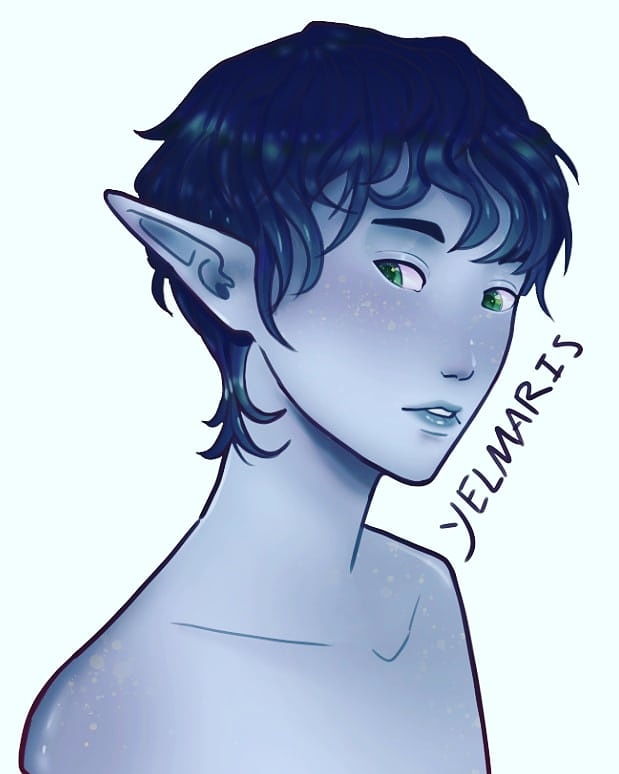 AnaArtRose's tweet photo. Headshot of Yelmaris, my Moon elf Ranger for D&D.
#portrait #elf #moonelf #dnd #dungeonsanddragons #dndcharacter #dndelf #elfportrait #dndoc #character #characterdesign #oc #ocs #originalcharacter #originalcharacters #headshots #headshot #head https://t.co/vY26yvDeh5