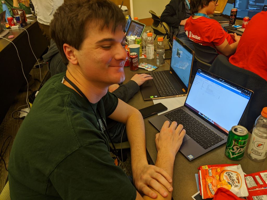 MLHacks's tweet photo. Hackers are getting their @googlecloud on #HackCU, exploring and learning about all the awesome services they have available. https://t.co/Og9xG3pgzF
