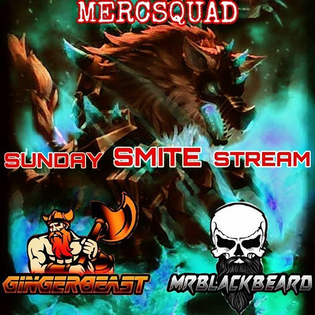 TheMercSquad's tweet photo. It’s been a few months while some of the team set out to learn a new game. Well the time has come for @the_gingerbeast  and @mrblackb3ard to re-fire up the streams starting with a Sunday @smitegame tomorrow!!!
.
.
.
.
.
.
 https://t.co/ULkO1ZaOYP https://t.co/r02bh5rKYI
